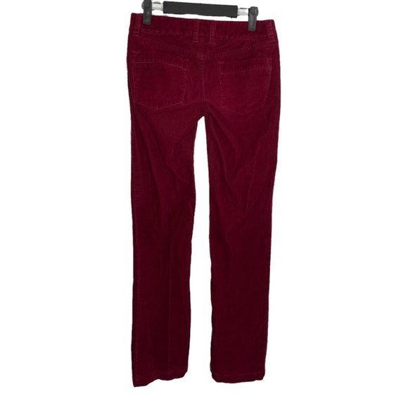 J.Crew Women's Size 0R Red Corduroy Bootcut Pants - Picture 2 of 14